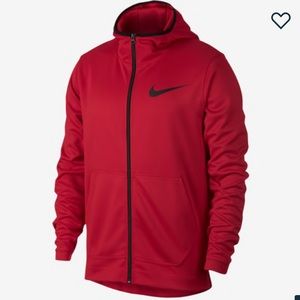 Men’s Nike red zip hoodie